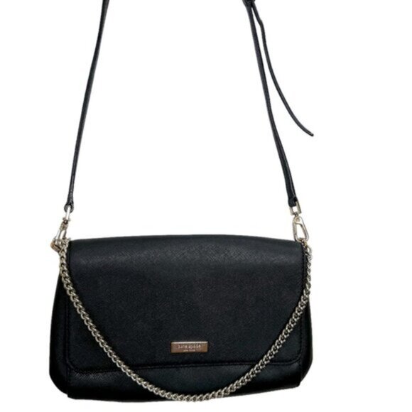 Kate Spade Greer Laurel Way Leather Crossbody Shoulder Convert Bag Chain Strap - Picture 3 of 16